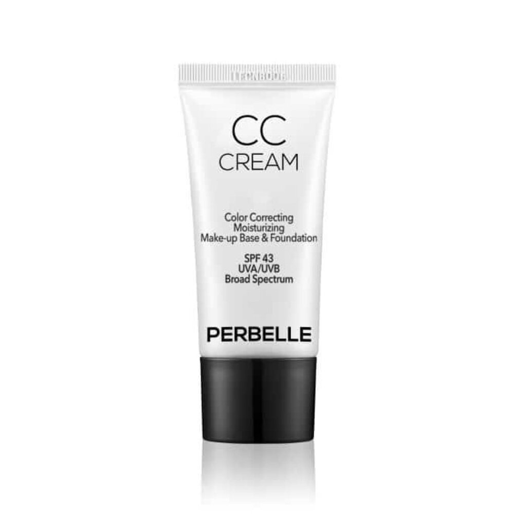 Perbelle CC Cream Color Correcting Moisturizing Base Foundation SPF 43 ~ 1.05oz